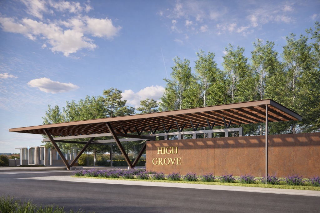 High Grove Grand Entrance